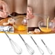 thumbnail image 3 of Stainless Steel Hand Mixer Whisk for Eggs Beaters Kitchen Tool Multifunctional Blender Mixer for Cooking Baking Milk Shaker with Ergonomic Handle, 3 of 3