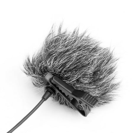 UPC: 6971008028362 | SR-WS2 High-Wind Furry Windscreens (3-Pack) for Lavalier 6-8mm in Diameter and all Saramonic Lavs