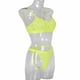 thumbnail image 2 of 2 piezas de encaje sexy conjunto de ropa interior sujetador ropa interior regalo para mujer, verde fluorescente, S Inevent XX000054-11, 2 of 7