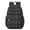 Black and Gray, variant on Black and Gray Checkered Pattern 17" School Backpacks for Teens,Waterproof Oxford Fabric,S-Shape Padded Straps for School,Travel,Hiking,Camping