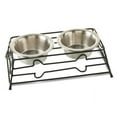 thumbnail image 5 of Vibrant Life Small 1.5-Cup Elevated Pet Double Diner, Silver, 5 of 7