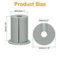 thumbnail image 2 of Uxcell 2Pcs Grommets de Pared para Cables de 1 Pulgada, Bushing de Silicona para Pared, Kits de Enrutamiento de Cables con Agujero de 8mm, Gris, 2 of 6