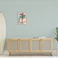 thumbnail image 3 of Stupell Industries Tropical Palm Tree Abstract Pink Yellow Collage Framed Wall Art, 16 x 20, Design by Kristen Dew, 3 of 5