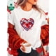 thumbnail image 2 of Camiseta con estampado de diamantes de San Valentín, cuello redondo y manga corta, informal, ideal para primavera/verano. Ideal para adultos, hombres, mujeres, adolescentes y jóvenes., 2 of 7