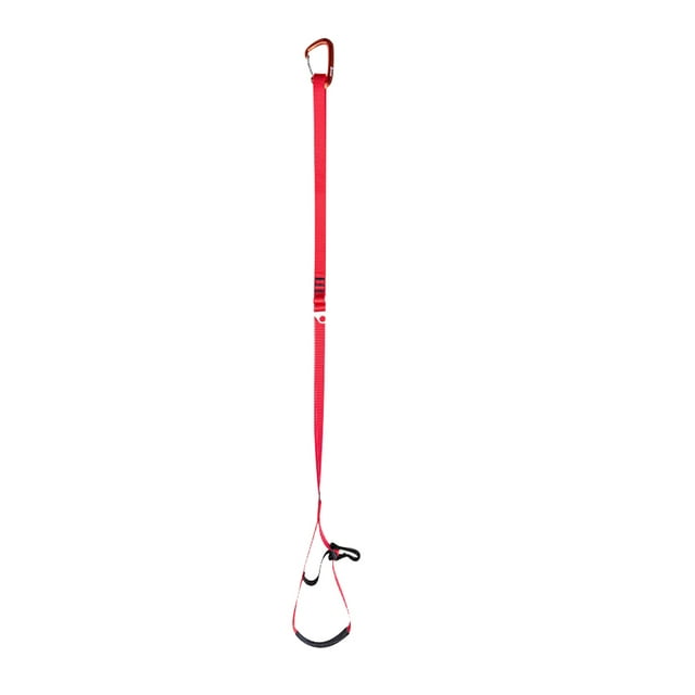 QualitChoice Équipement d'Escalade Professionnel Multi-Usage Accessoires de Sports de Plein Air Ascendeurs de Pieds pour Randonnée Camping Noir Rouge
