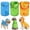 A003- Yellow, variant on Dog Clothes, Funny Dog Halloween Costumes, Yellow Lion Frog Shark Animal Design Dog Outfit, Dog Hoodie for Small Dogs, Soft Cozy Pet Sweatshirt with Cute Character Hood, Pull-On