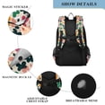 thumbnail image 4 of FORMRS Unisex School Backpack 17" Student Travel Bag with Laptop Compartment, Floral Blooms, 4 of 7