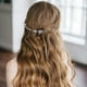thumbnail image 4 of Peineta de boda para novia, accesorios para el cabello de novia plateados, tocado de diamantes de imitación para mujeres y niñas, 4 of 5