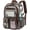 Coffee, variant on Clear Backpack Heavy Duty Transparent Backpacks Stadium Approved for School Work Travel ()