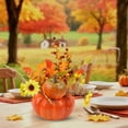thumbnail image 7 of Thanksgiving Day Pumpkin Statue Decoration, Tabletop Ornament, Collectible Figurine for Cabinet, Desk, and Autumn Home Décor 1#, 7 of 7