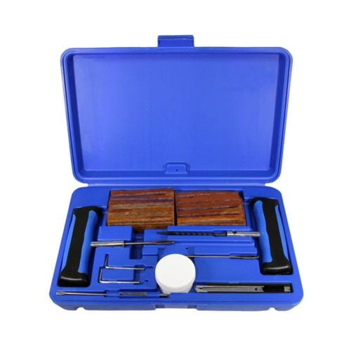 GRIP 60pc Tire Repair Kit Heavy Duty Puncture Fix it Kit New Tools Plug