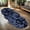 Blue, variant on Kraoden 71 Inch Extra Large Plush Bedroom Rugs, Soft Comfortable Non-Slip Bathroom and Living Room Runner Rug, Thick Washable Water Absorbent Carpet for Home Decor