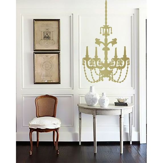 Baroque Chandelier Wall Art Decal