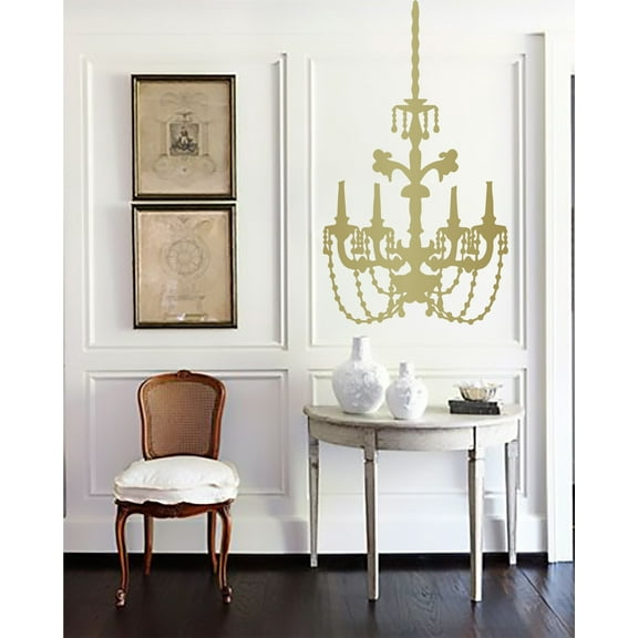 Baroque Chandelier Wall Art Decal