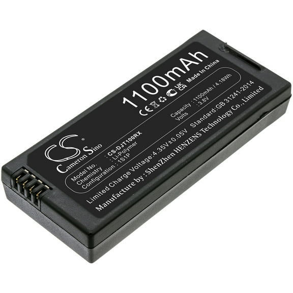 Replacement Battery for DJI Tello,T01,3.8V/1100mAh