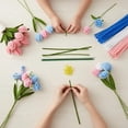 thumbnail image 3 of Kit de manualidades y artes con 480 limpiapipas multicolores, 3 of 9