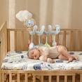 thumbnail image 1 of Cama colorida envuelta alrededor de la cama de los niños, campana colgante de tela, decoración colgante, juguetes, cama de tela envuelta, juguete, 1 of 6