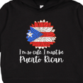 thumbnail image 3 of Inktastic I'm So Cute, I Must Be Puerto Rican Sunflower Puerto Rico Toddler Hoodie, 3 of 4