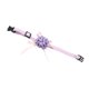 thumbnail image 5 of Collar de cuello de flor con lazo para mascotas, correa ajustable, collares con lazo para perros, gatos y cachorros (lavanda M), 5 of 8