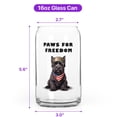 thumbnail image 5 of Freedom Paws Patriotic Scottish Terrier Vintage Memorial Day 16oz Glass Cup Mug Scottie Dog Lover Gifts Glass Can - 12006, 5 of 5