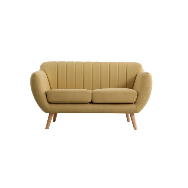 US Pride Furniture Mid Century Modern Loveseat