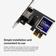 2.5G PCI-E to RJ45 Wired Network Card 2500Mbps 2.5Gbps Ethernet LAN ...