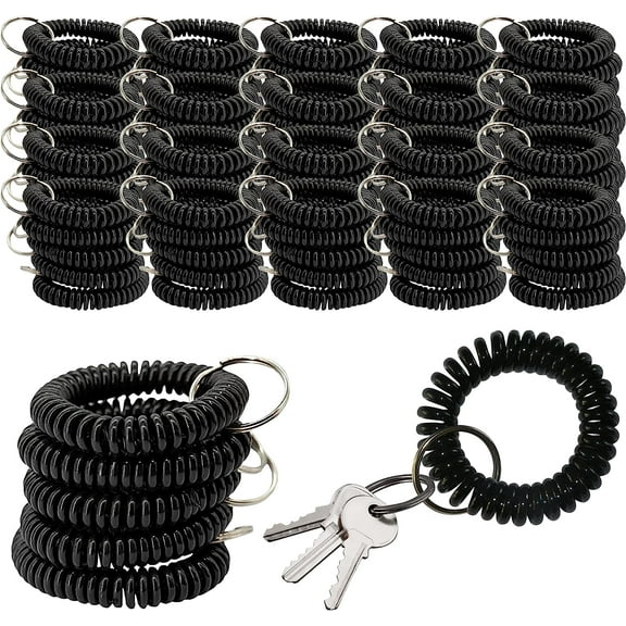 Black Wrist Keychain