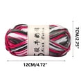 thumbnail image 3 of Danhjin Yarn for Crocheting and Knitting, 5 Strands Milk Cottons Gradient Hand-Woven Doll Sections Dyed Wool Ball, Soft Chunky Yarn for Blankets Scarves Hats, Machines Washable Assorted Colors, 3 of 6
