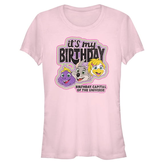 Juniors Chuck E. Cheese It's My Birthday T Shirt