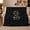 Chalkboard Mathematical Equation Art, variant on Trust Me I'm Good At Math Formulas Chalkboard Academic Playful Equation Scene Flannel Blanket For Math Lovers, Cozy Black Home Decor For Bedroom Study Room Back To School Gift