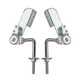 thumbnail image 1 of 2-piece sofa set adjustable height angle hardware sofa headrest ratchet multi-function adjustment hinge 90 degrees, 1 of 4