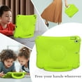 thumbnail image 4 of Allytechgroup iPad 10.2" 7th 8th 9th Gen Case Cover, EVA Rugged Football Design Case for Girls Boys Kids Bumper Shockproof Lightweight Hand Stand Case for Apple iPad 10.2" 2019/2020/2021, Green, 4 of 5