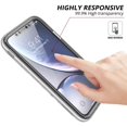 thumbnail image 3 of Case for iPhone XR,[Built-in Screen Protector] Natural Marble Shockproof Rugged 360 Full Body Bumper Protective Cover for iPhone XR 6.1 Inch, 3 of 8
