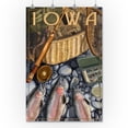 thumbnail image 3 of Iowa, Fishing Still Life (36x54 Giclee Gallery Art Print, Vivid Textured Wall Decor), 3 of 3