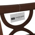 thumbnail image 4 of Lavish Home High Back Counter Height Stool – 29-Inch Bar Chair, Brown, 4 of 9