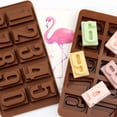 thumbnail image 2 of Molde de silicona para Chocolate, herramientas para hornear Chocolate, molde de silicona antiadherente para pastel, molde para gelatina y dulces, molde 3D DIY, 2 of 5