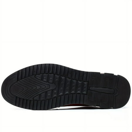 

SHZHRUKUNSHM Comfortable and breathable lace-up sneakers - casual PU walking shoes