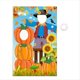 thumbnail image 1 of Fondo de Fotografía de Acción de Gracias, Fondo de Foto de Calabaza, Decoración de Cosecha de Otoño, Fondo de Espantapájaros Grande, 1 of 5