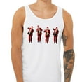 thumbnail image 2 of Santa Dancing Trump Tank Top Unisex Small White, 2 of 5