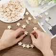 thumbnail image 5 of 150Pcs Wood Beads Star BurlyWood 19~20x19~20x6mm Hole: 2mm 150pcs/set, 5 of 5