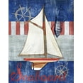 thumbnail image 2 of Paul Brent 26x32 Gallery Wrapped Canvas Wall Art Titled - Maritime Boat II, 2 of 4