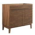 thumbnail image 2 of Modway Render 36" Bathroom Vanity Cabinet in Walnut, 2 of 9