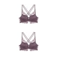 thumbnail image 4 of Sonducket Ropa interior sexy Sujetador de encaje Algodón grueso Portátil Ligero Belleza Volver Sujetadores Cierre frontal Mujeres Push Up Bra Type1 NO1, 4 of 6
