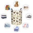 thumbnail image 3 of Lsque Funny Chicken pattern Laundry Hamper Basket, Tall Woven Rope Hamper Basket for Clothes, Lightweight Storage Basket, Collapsible Waterproof-Medium, 3 of 8