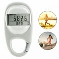 thumbnail image 2 of GJX 3D Digital Walking Distance Clip on Pedometer Step Counter with Clip, Memory Walking Distance Miles/km Exercise Fitness Activity Calorie for Men Women Kids, 2 of 7