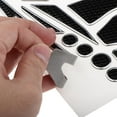 thumbnail image 3 of funtasica Motorcycle Reflective Sticker Gas Tank Knee Fuel Side Grips Protector Silver, 3 of 6