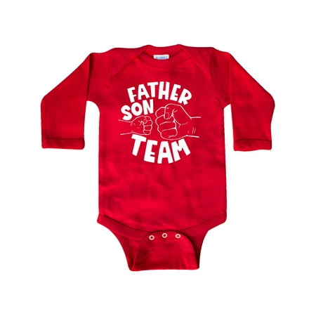 

Inktastic Father s Day Father Son Team Parent Child Fist Bump Gift Baby Boy or Baby Girl Long Sleeve Bodysuit