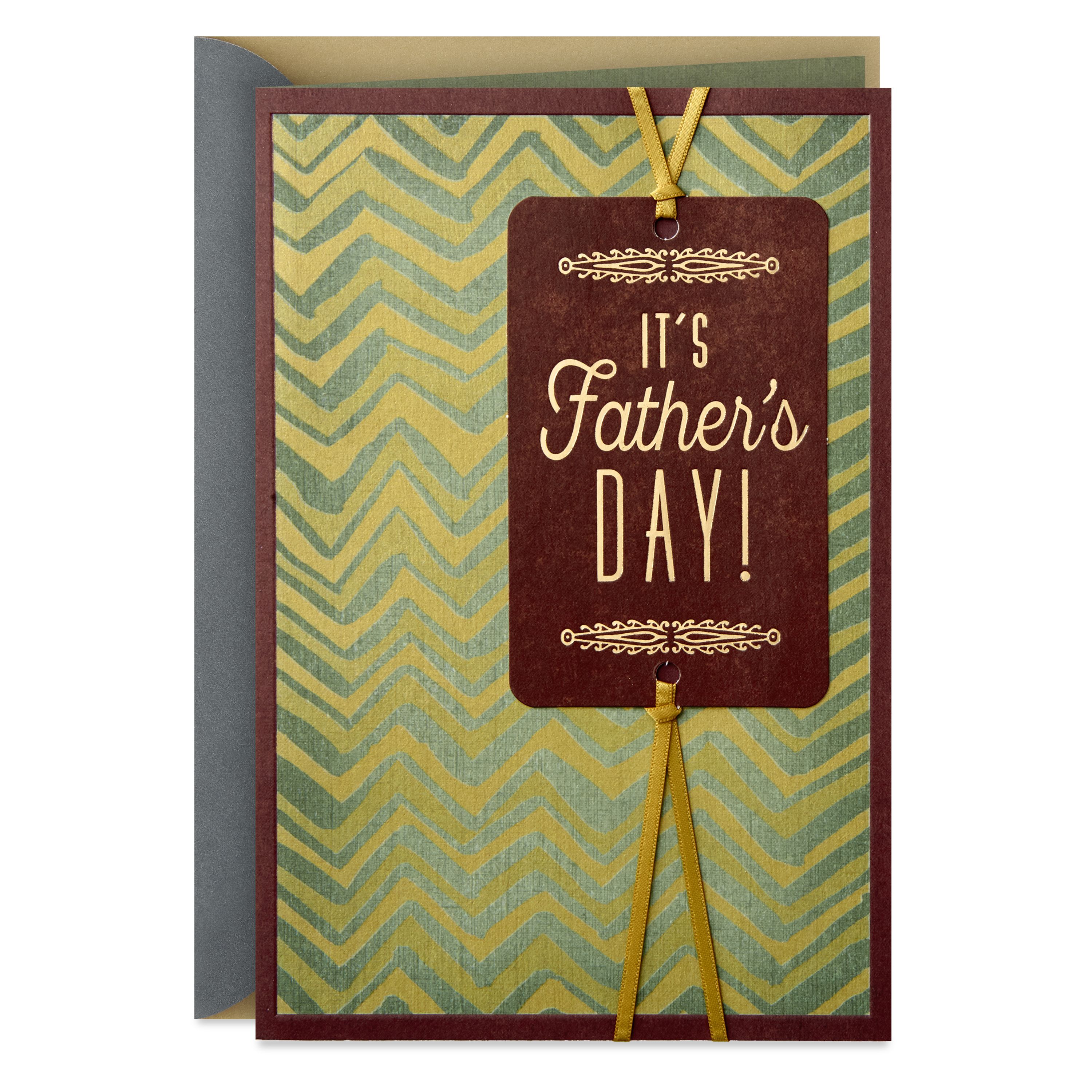 Picture Frame Design Fathers Day Card from Hallmark