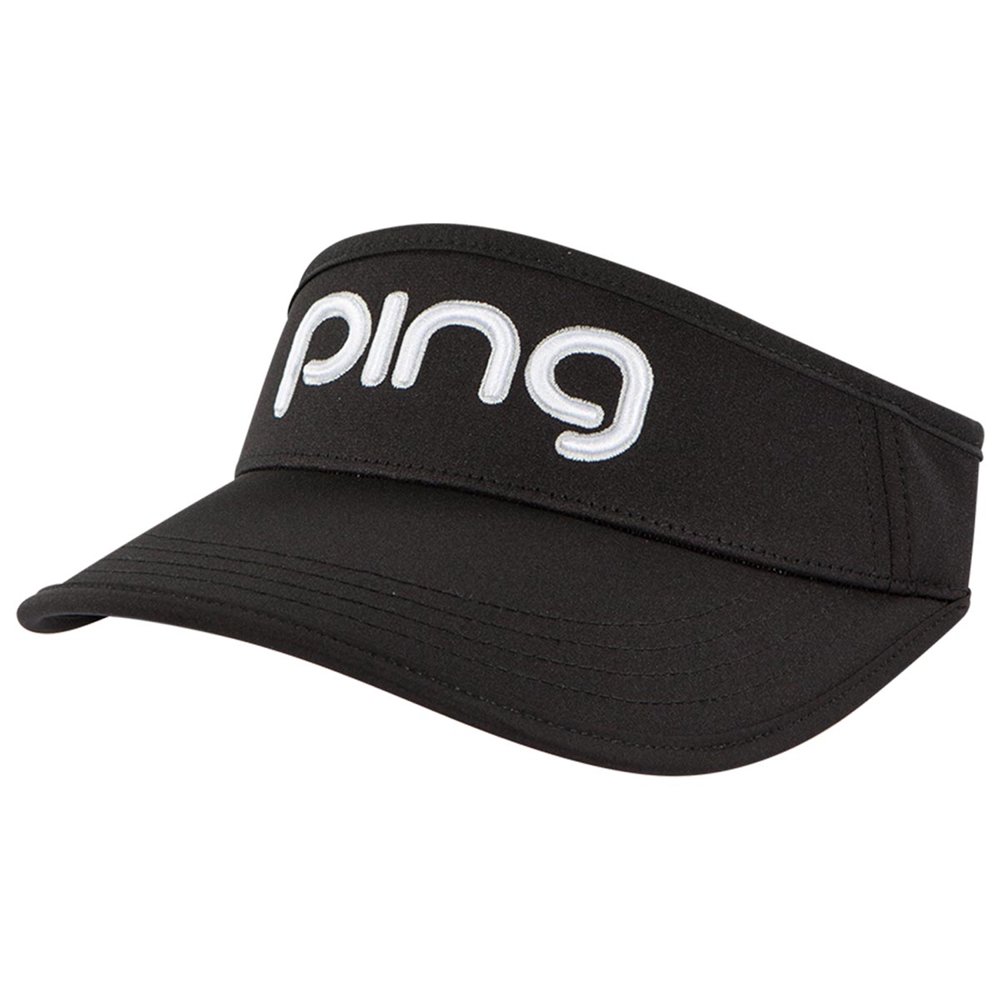 Ping NEW 2018 Ping Ladies Black/White Adjustable Golf Visor/Hat