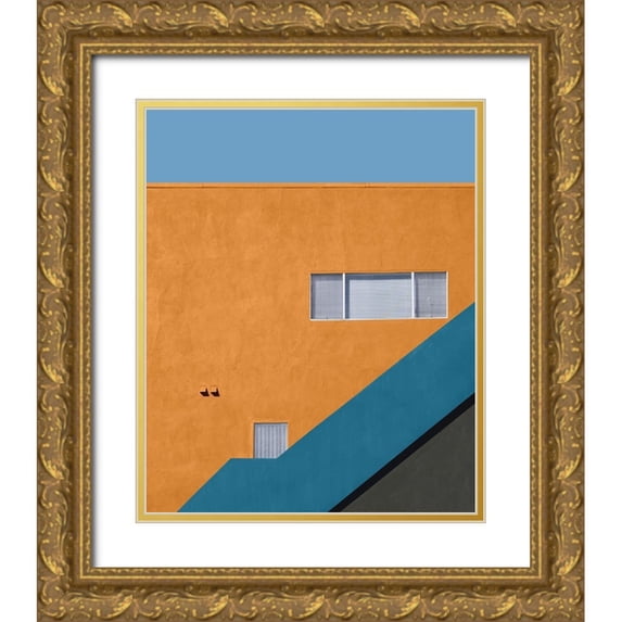 Labagnara, Roxana 12x14 Gold Ornate Wood Framed with Double Matting Museum Art Print Titled - Condo